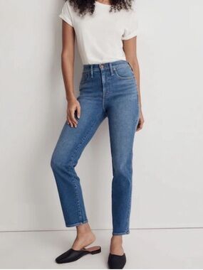 Madewell Stovepipe denim jeans straight leg like new! Sz 29